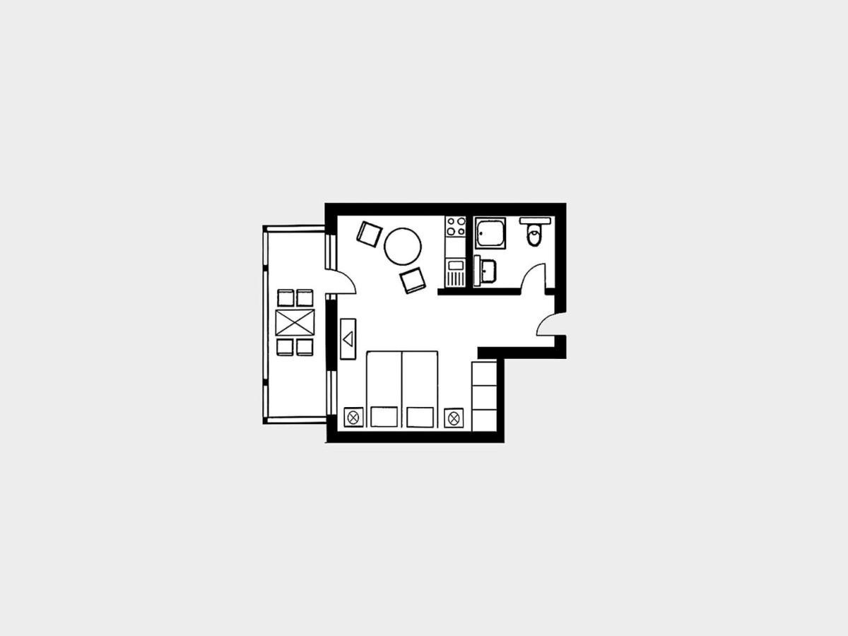 Strandvillen Binz - 1-Raum-Ferienwohnung Mit Balkon Sv-557 Eksteriør bilde